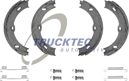 Trucktec Automotive 02.35.205 - Комплект гальм, ручник, парковка avtolavka.club