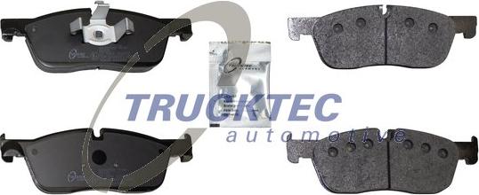 Trucktec Automotive 22.35.126 - Гальмівні колодки, дискові гальма avtolavka.club
