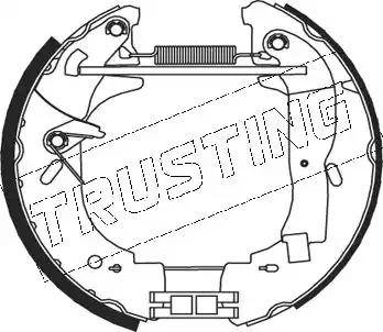 Trusting 5337 - Комплект гальм, барабанний механізм avtolavka.club