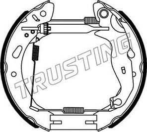 Trusting 6442 - Комплект гальм, барабанний механізм avtolavka.club
