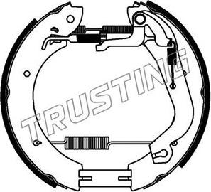 Trusting 6434 - Комплект гальм, барабанний механізм avtolavka.club