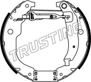 Trusting 6423 - Комплект гальм, барабанний механізм avtolavka.club