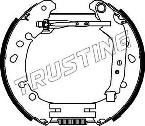 Trusting 6422 - Комплект гальм, барабанний механізм avtolavka.club