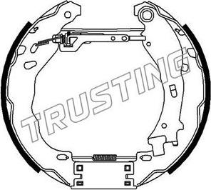 Trusting 647.0 - Комплект гальм, барабанний механізм avtolavka.club