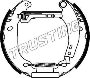 Trusting 6091 - Комплект гальм, барабанний механізм avtolavka.club