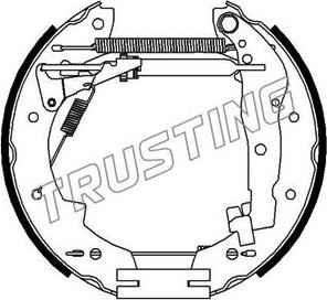 Trusting 6097 - Комплект гальм, барабанний механізм avtolavka.club