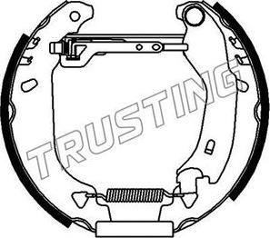 Trusting 6062 - Комплект гальм, барабанний механізм avtolavka.club