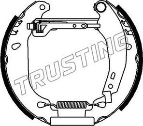 Trusting 6067 - Комплект гальм, барабанний механізм avtolavka.club