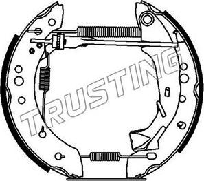 Trusting 6198 - Комплект гальм, барабанний механізм avtolavka.club