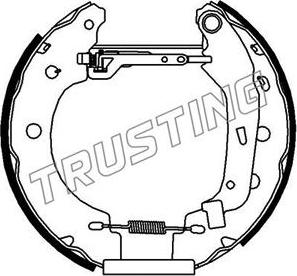 Trusting 6156 - Комплект гальм, барабанний механізм avtolavka.club