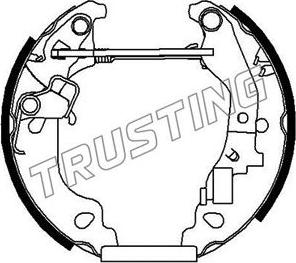 Trusting 6167 - Комплект гальм, барабанний механізм avtolavka.club