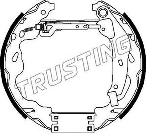 Trusting 6309 - Комплект гальм, барабанний механізм avtolavka.club