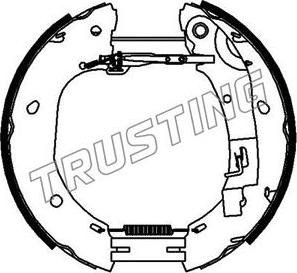 Trusting 6386 - Комплект гальм, барабанний механізм avtolavka.club