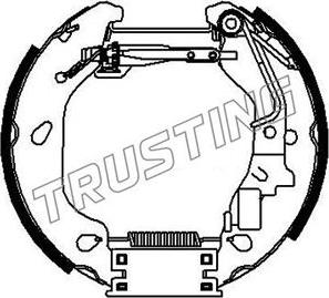 Trusting 6383 - Комплект гальм, барабанний механізм avtolavka.club