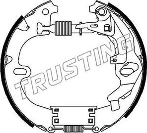 Trusting 6325 - Комплект гальм, барабанний механізм avtolavka.club