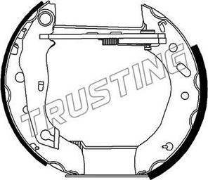 Trusting 6269 - Комплект гальм, барабанний механізм avtolavka.club