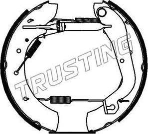 Trusting 6207 - Комплект гальм, барабанний механізм avtolavka.club