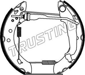 Trusting 6211 - Комплект гальм, барабанний механізм avtolavka.club