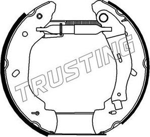 Trusting 6289 - Комплект гальм, барабанний механізм avtolavka.club