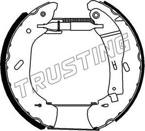 Trusting 6288 - Комплект гальм, барабанний механізм avtolavka.club