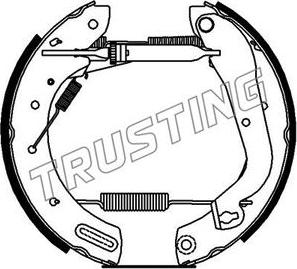 Trusting 622.0 - Комплект гальм, барабанний механізм avtolavka.club