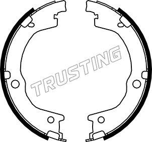 Trusting 049.165 - Комплект гальм, ручник, парковка avtolavka.club