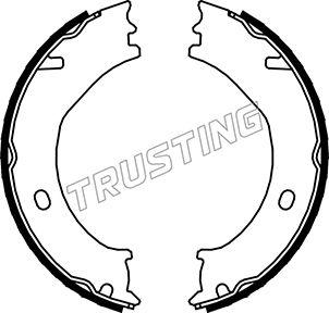 Trusting 045.001 - Комплект гальм, ручник, парковка avtolavka.club