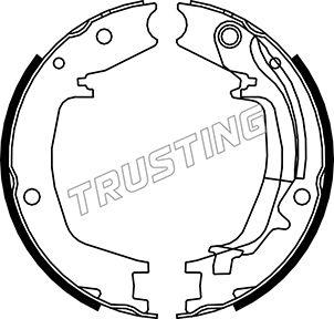 Trusting 046.215Y - Комплект гальм, ручник, парковка avtolavka.club