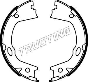 Trusting 046.228 - Комплект гальм, ручник, парковка avtolavka.club