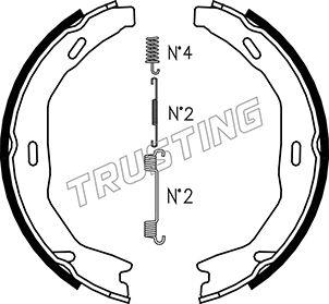 Trusting 052.132K - Комплект гальм, ручник, парковка avtolavka.club