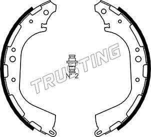 Trusting 067.183 - Комплект гальм, барабанний механізм avtolavka.club