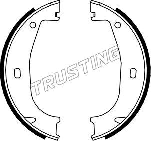 Trusting 019.026 - Комплект гальм, ручник, парковка avtolavka.club