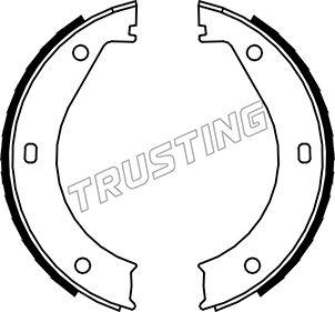 Trusting 019.023 - Комплект гальм, ручник, парковка avtolavka.club