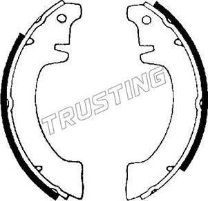 Trusting 088.187 - Комплект гальм, барабанний механізм avtolavka.club