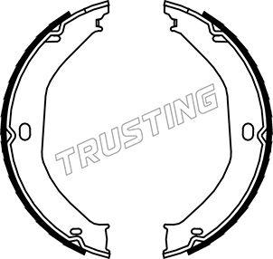 Trusting 088.235 - Комплект гальм, ручник, парковка avtolavka.club