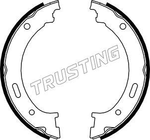 Trusting 088.236 - Комплект гальм, ручник, парковка avtolavka.club