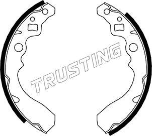 Trusting 026.340 - Комплект гальм, барабанний механізм avtolavka.club