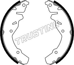 Trusting 023.004 - Комплект гальм, барабанний механізм avtolavka.club