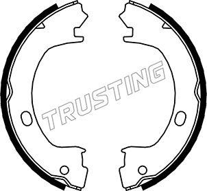 Trusting 023.006 - Комплект гальм, ручник, парковка avtolavka.club