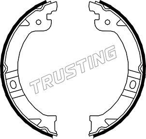 Trusting 023.002 - Комплект гальм, ручник, парковка avtolavka.club