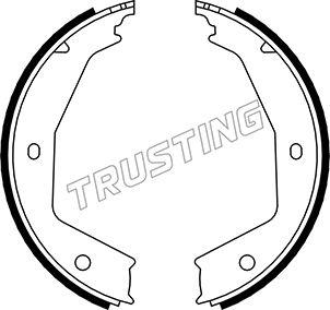 Trusting 079.194 - Комплект гальм, ручник, парковка avtolavka.club