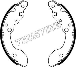 Trusting 111.244 - Комплект гальм, барабанний механізм avtolavka.club