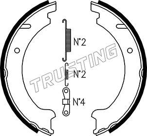 Trusting 127.272K - Комплект гальм, ручник, парковка avtolavka.club