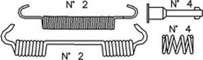 Trusting K374 - Комплектуючі, барабанний гальмівний механізм avtolavka.club