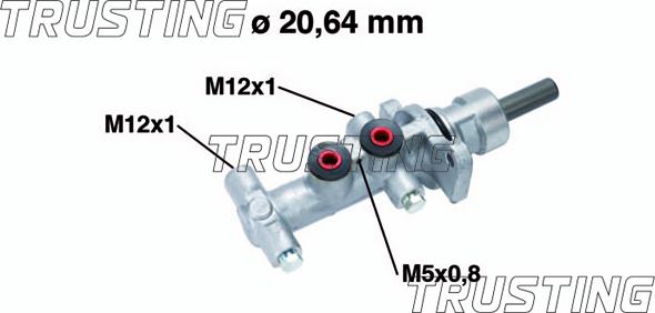 Trusting PF623 - Головний гальмівний циліндр avtolavka.club
