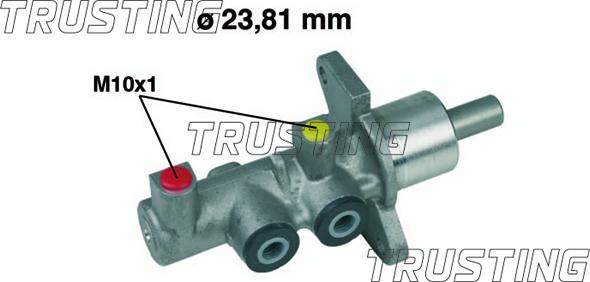 Trusting PF280 - Головний гальмівний циліндр avtolavka.club