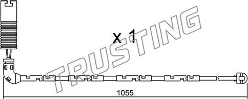 Trusting SU.196 - Сигналізатор, знос гальмівних колодок avtolavka.club