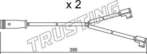 Trusting SU.174K - Сигналізатор, знос гальмівних колодок avtolavka.club