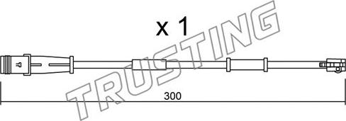 Trusting SU.320 - Сигналізатор, знос гальмівних колодок avtolavka.club