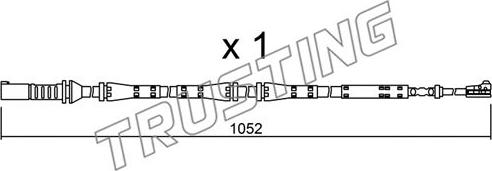 Trusting SU.275 - Сигналізатор, знос гальмівних колодок avtolavka.club